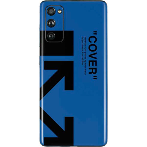 Black and Blue Arrows Galaxy S20 Fan Edition Skin