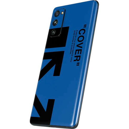 Black and Blue Arrows Galaxy S20 Fan Edition Skin