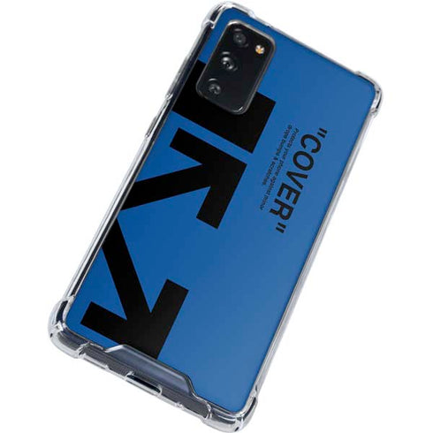 Black and Blue Arrows Galaxy S20 FE Clear Case