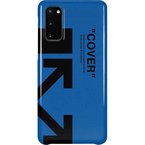 Black and Blue Arrows Galaxy S20 Lite Case