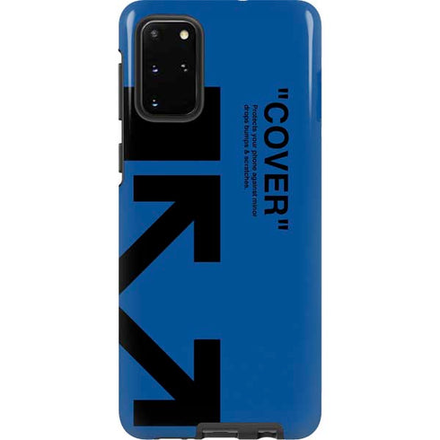 Black and Blue Arrows Galaxy S20 Plus Pro Case