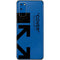 Black and Blue Arrows Galaxy S20 Skin