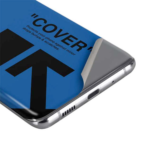 Black and Blue Arrows Galaxy S20 Ultra 5G Skin