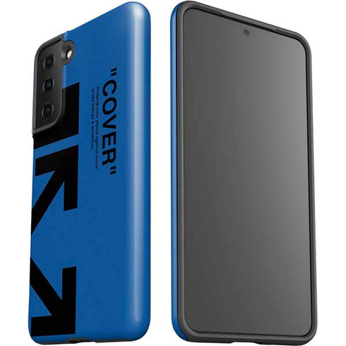 Black and Blue Arrows Galaxy S21 FE Pro Case