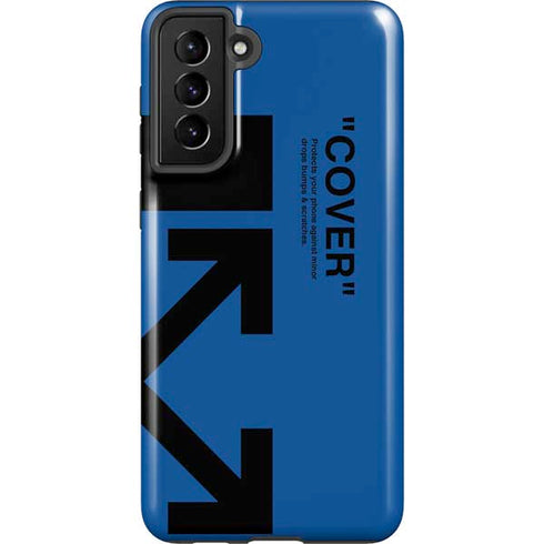 Black and Blue Arrows Galaxy S21 Plus 5G Pro Case