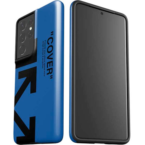 Black and Blue Arrows Galaxy S21 Ultra 5G Pro Case