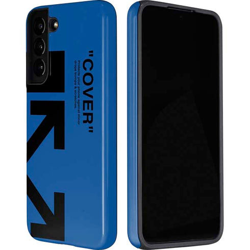 Black and Blue Arrows Galaxy S22 Plus Pro Case