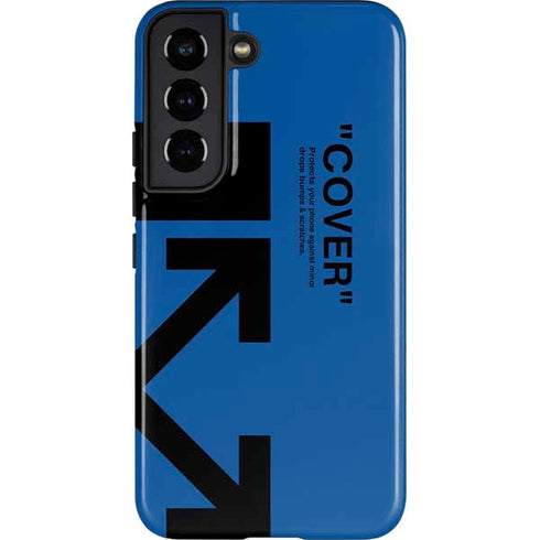 Black and Blue Arrows Galaxy S22 Pro Case