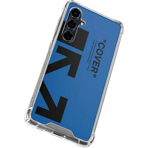 Black and Blue Arrows Galaxy S23 FE Clear Case