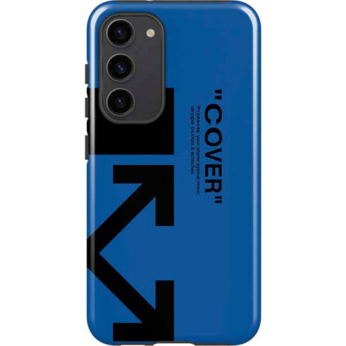 Black and Blue Arrows Galaxy S23 Plus Pro Case