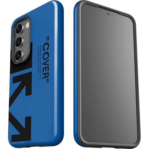 Black and Blue Arrows Galaxy S23 Pro Case