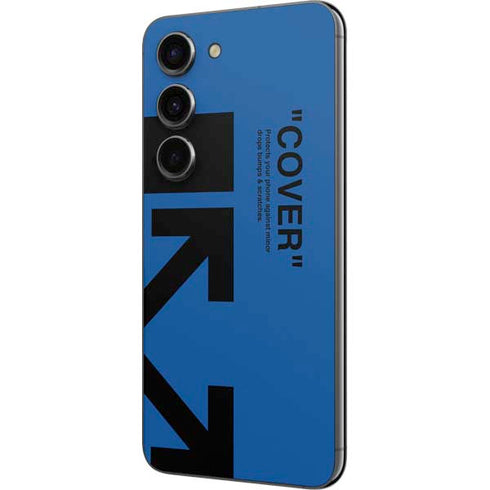 Black and Blue Arrows Galaxy S23 Skin