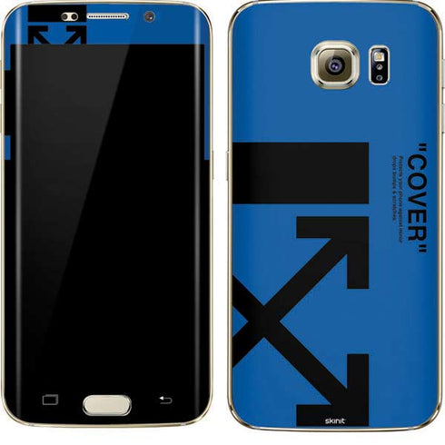 Black and Blue Arrows Galaxy S7 Edge Skin