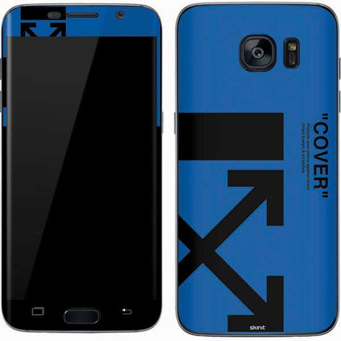 Black and Blue Arrows Galaxy S7 Skin
