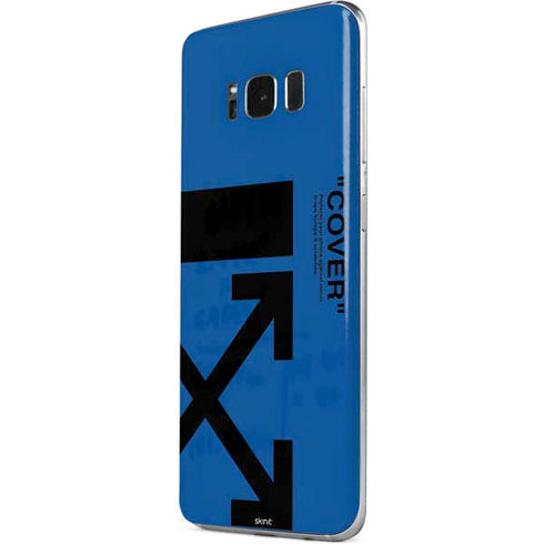 Black and Blue Arrows Galaxy S8 Skin