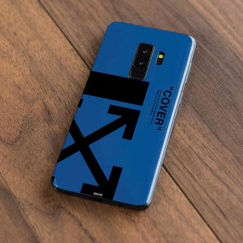 Black and Blue Arrows Galaxy S9 Plus Skin
