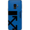Black and Blue Arrows Galaxy S9 Skin
