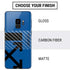 Black and Blue Arrows Galaxy S9 Skin