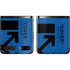Black and Blue Arrows Galaxy Z Flip Skin
