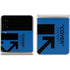 Black and Blue Arrows Galaxy Z Flip3 5G Skin