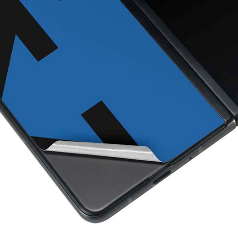 Black and Blue Arrows Galaxy Z Fold4 5G Skin