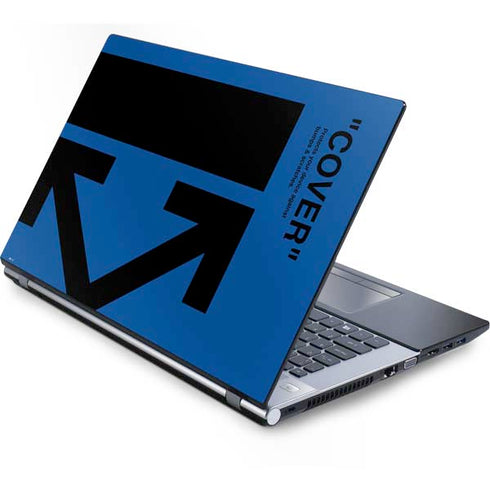 Black and Blue Arrows Generic Laptop Skin