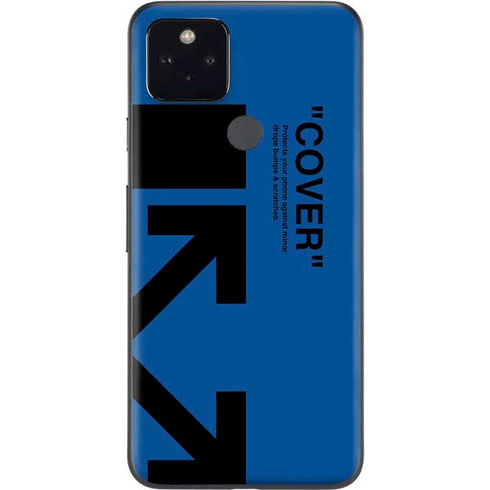 Black and Blue Arrows Google Pixel 4a 5G Skin