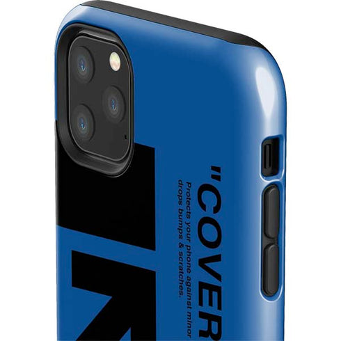 Black and Blue Arrows iPhone 11 Pro Max Impact Case