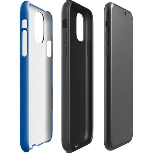Black and Blue Arrows iPhone 11 Pro Max Impact Case