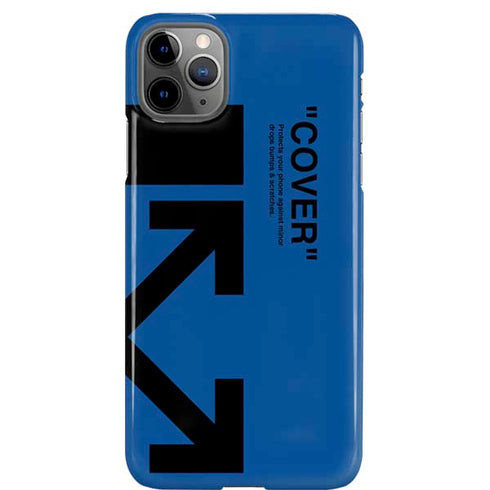 Black and Blue Arrows iPhone 11 Pro Max Lite Case