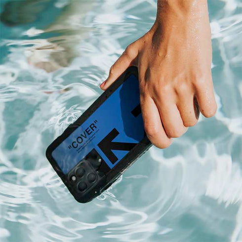 Black and Blue Arrows iPhone 11 Pro Max Waterproof Case