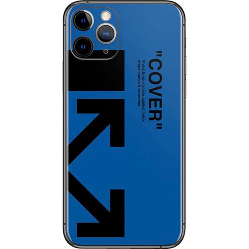 Black and Blue Arrows iPhone 11 Pro Skin