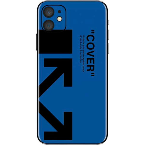 Black and Blue Arrows iPhone 11 Skin
