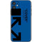 Black and Blue Arrows iPhone 11 Skin