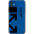 Black and Blue Arrows iPhone 11 Skin