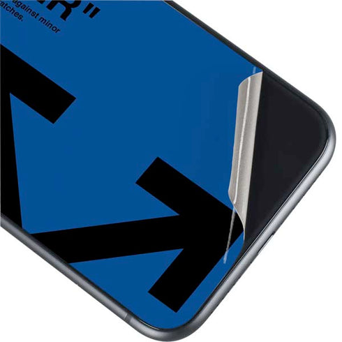 Black and Blue Arrows iPhone 11 Skin