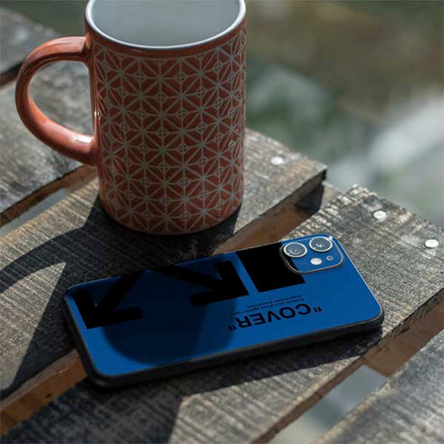 Black and Blue Arrows iPhone 11 Skin