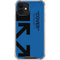 Black and Blue Arrows iPhone 12 Mini Clear Case