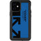 Black and Blue Arrows iPhone 12 Mini Waterproof Case