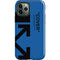 Black and Blue Arrows iPhone 12 Pro Impact Case