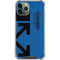 Black and Blue Arrows iPhone 12 Pro Max Clear Case