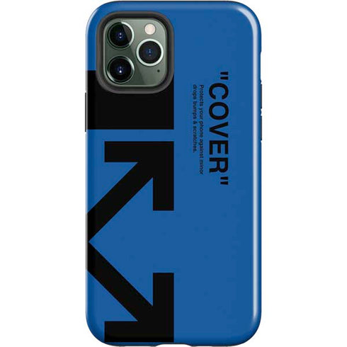 Black and Blue Arrows iPhone 12 Pro Max Impact Case