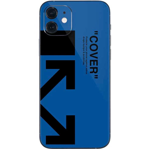 Black and Blue Arrows iPhone 12 Skin