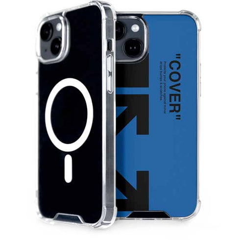 Black and Blue Arrows iPhone 13 MagSafe Case
