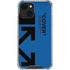 Black and Blue Arrows iPhone 13 Mini Clear Case