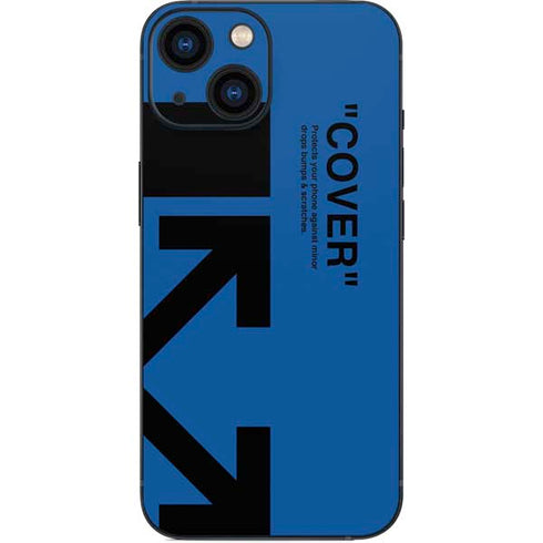 Black and Blue Arrows iPhone 13 Mini Skin