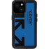 Black and Blue Arrows iPhone 13 Mini Waterproof Case