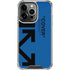 Black and Blue Arrows iPhone 13 Pro Clear Case