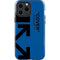Black and Blue Arrows iPhone 13 Pro Max Impact Case
