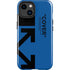 Black and Blue Arrows iPhone 15 Plus Impact Case
